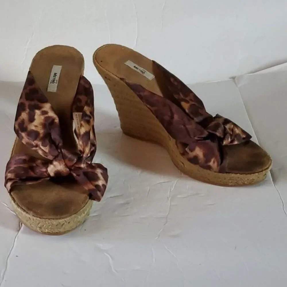 Espadrilles Wedges Heels Pumps Shoes Sandals Platform Metro 7 Women's WOMAN'S 8½